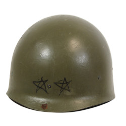 Helmet, M1, Complete, with Camouflage Cover, 1965-1972, Vietnam