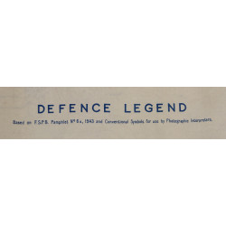 Carte, Defences, BARNEVILLE, Normandie, 1944, TOP SECRET, 9th inf. Div.