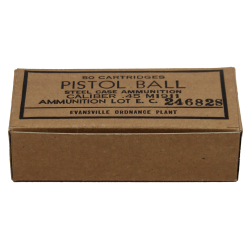 Box, Cartridge, .45 Cal., for Colt M1911