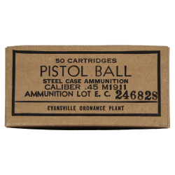 Box, Cartridge, .45 Cal., for Colt M1911