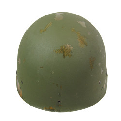 Casque M1, parachutiste, complet, avec couvre-casque Mitchell, 1964, Viêt-Nam, nominatif