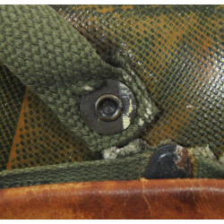 Helmet, M1, Parachutist's, Complete, with Camouflage Cover, 1964, Vietnam, Named