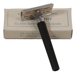 Razor, Safety, Two piece type, U.S. Army, Stock No. 25-R-3350