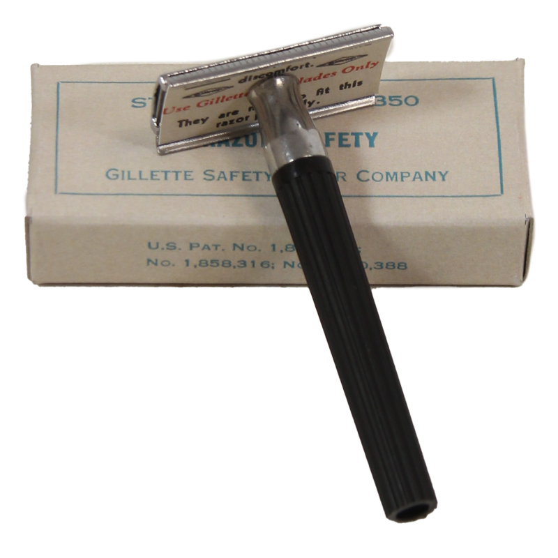 Razor, Safety, Two piece type, U.S. Army, Stock No. 25-R-3350