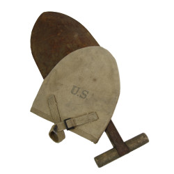 T-Shovel, M-1910, Shortened, with Cover, LONG