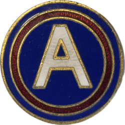 Crest, Third Army, General Patton, à épingle