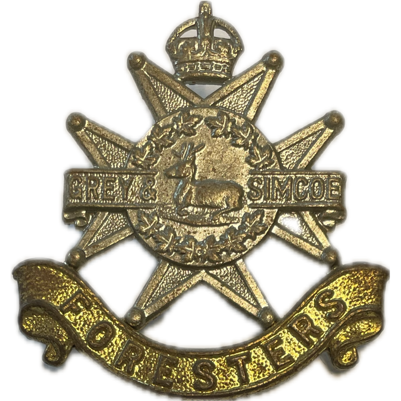 Cap Badge, Canadien, The Grey and Simcoe Foresters