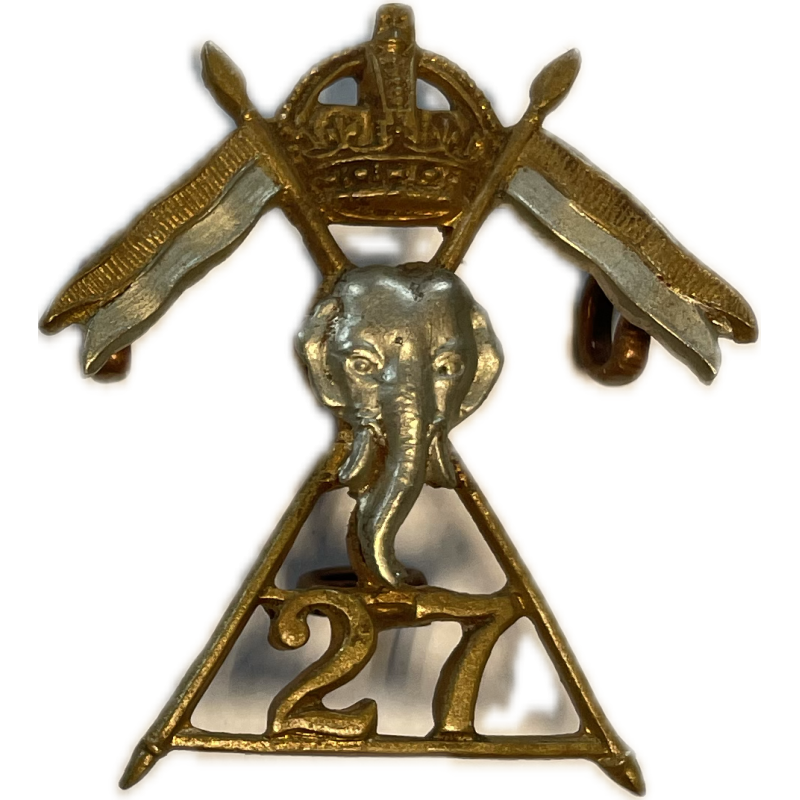 Insigne de col, Officier, 27th Lancers, Italie