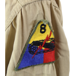 Shirt, Cotton, Khaki, 8Henry Broemsen, ARC Field Director, 8th Armored Division