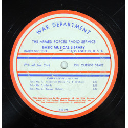 Disque, The Armed Forces Radio Service, Basic Musical Library, Vol. No. C-43 & C-44