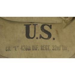 Haversack, M-1910, R.IA. 1918, Pfc. Dennis Goins, 368th Inf. Regt., 93rd Infantry Division, PTO