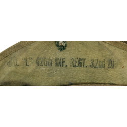 Sac à dos M-1910, R.I.A. 1918, Pfc. Dennis Goins, 368th Inf. Regt., 93rd Infantry Division, PTO