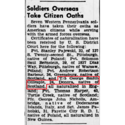 Bulletins Screaming Eagle, 101st Airborne Division Association, 1959, T/5 George Gillespie, Serv. Co., 502nd PIR