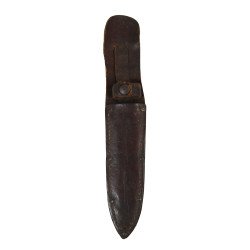 Knife, Fighting, CASE, with Leather Scabbard