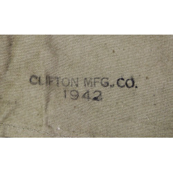 Demi-toile de tente, 1er type, US Army, CLIFTON MFG. CO. 1942