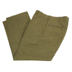 Trousers, Serge, Wool, OD, Special, 34 x 31, 1943