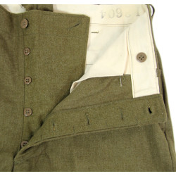 Trousers, Serge, Wool, OD, Special, 34 x 31, 1943