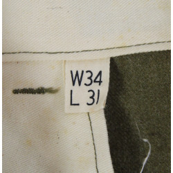 Trousers, Serge, Wool, OD, Special, 34 x 31, 1943