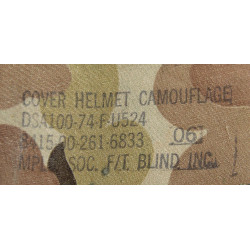 Helmet, M1, Complete, with Camouflage Cover, 1974, Vietnam, Named