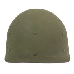 Casque M1, complet, avec couvre-casque Mitchell, 1974, Viêt-Nam, nominatif