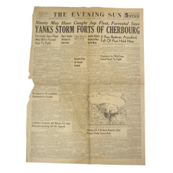 Newspapers, The Evening Sun, June 1944