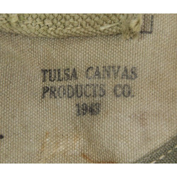 Shovel, Folding, M1943, AMES 1944, with 1st Type Carrier, TULSA CANVAS PRODUCTS CO. 1943