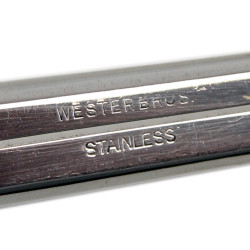 Paire de ciseaux médicaux courbés, WESTER BROS., Stainless