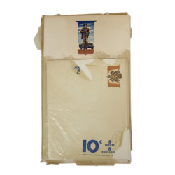 Papier à lettre, US Army, feuillets & enveloppes assorties