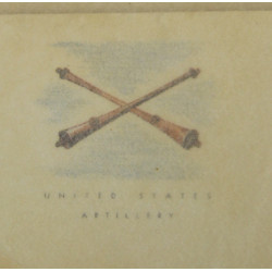 US Army Artillery Stationery, Sheets & Enveloppes