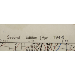 Map, Allied, PUTANGES, Normandy, 1944, 11th Armoured Division