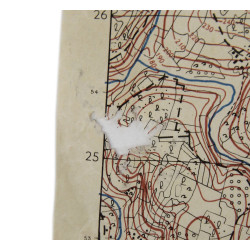 Map, Allied, PUTANGES, Normandy, 1944, 11th Armoured Division