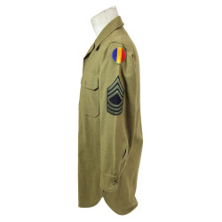 Chemise moutarde, Special, Master Sergeant, 14 ½ x 32