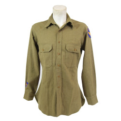 Shirt, Wool, Photographer Specialist, Training Command, USAAF, 15 x 33