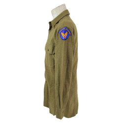 Chemise moutarde, Photographer Specialist, Training Command, USAAF, 15 x 33