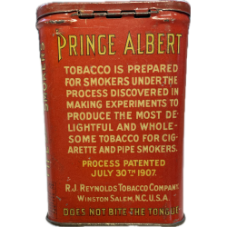 Tin, Tobacco, PRINCE ALBERT, Crimp Cut, Empty