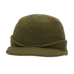 Cap, Wool Knit, 'Beanie', Jeep Cap, Medium