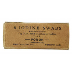 Boîte de tubes d'iodine, 1942