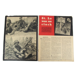 Magazine YANK, 13 août 1944, Saint-Lô