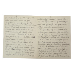 Letter, Pvt. Ray Geddes, Camp Toccoa, 501st PIR, 1943