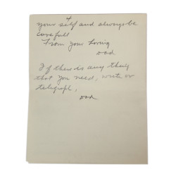 Letter, Pvt. Ray Geddes, Camp Toccoa, 501st PIR, 1943