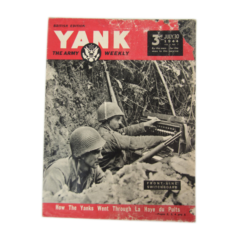 Magazine YANK, 30 juillet 1944, La Haye-du-Puits