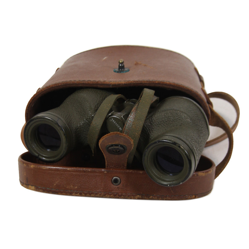 Binoculars, 6x30, M3, OD, NASH-KELVINATOR CORP. 1943, with Case, Carrying, M17