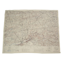 Carte alliée, Gavray, Normandie, 1943