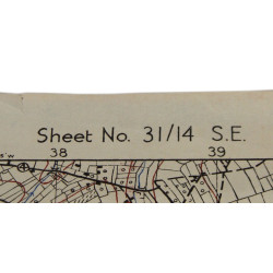 Map, Allied, Gavray, Normandy, 1943