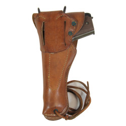 Holster, Belt, Pistol, Colt M1911A1, MILWAUKEE SADDLERY CO. 1942