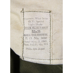 Pantalon moutarde, Special, 32 x 35, 1943