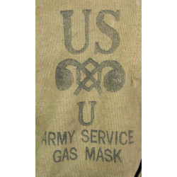 Masque à gaz M1A2-IXA1-IV, Service Respirator, complet avec housse MIV