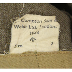 Calot troupe, Infanterie, British Made, J. Compton Sons & Webb Ltd. London. 1944, taille 56