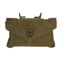 Pouch, First-Aid, M-1942, MIDWEST DUCK & CANVAS CO. 1943, with First-Aid Packet