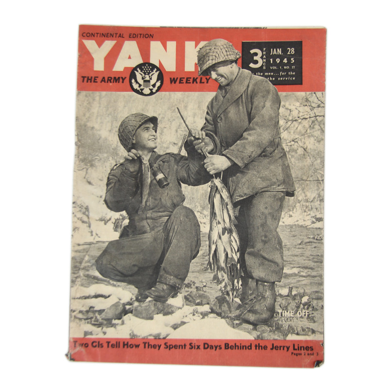 Magazine YANK, 28 janvier 1945, "Time Off"